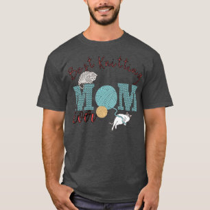 Beste strickende Mutter überhaupt Süße lustige Kat T-Shirt