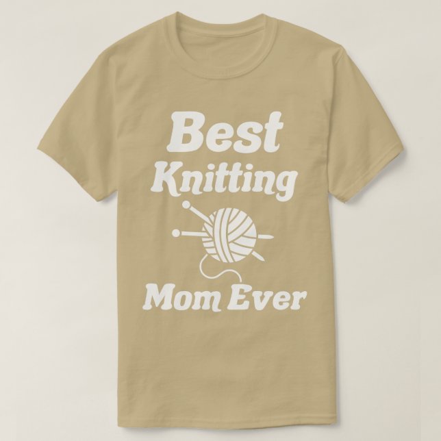 beste Strickmutter je 50 T-Shirt (Design vorne)