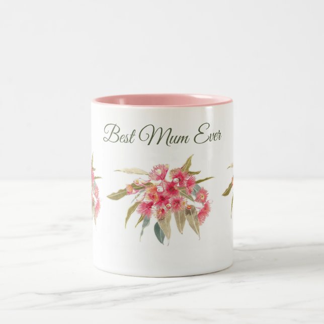 Beste Summe je rosa Flora Zweifarbige Tasse (Mittel)