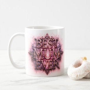Beste Summe je Zitat Schmetterlingspink pink Kaffeetasse