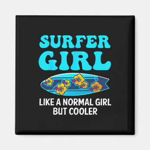 Beste Surfkunst für Mädchen Frauen Strand Surfer S Magnet