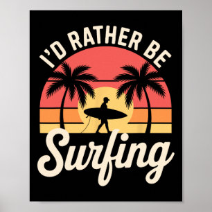 Beste Surfkunst für Männer Frauen Surfer Surf Surf Poster