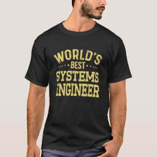 Beste Systemingenieur-Stellenbezeichnung der Welt T-Shirt