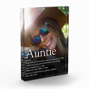 Beste Tante der modernen Welt Tante-Definition Fotoblock