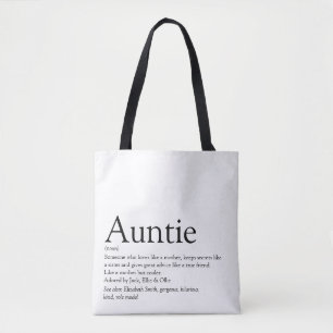 Beste Tante der Welt, Definition moderne Tante