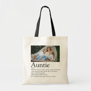 Beste Tante der Welt Tante Definition Foto Tragetasche
