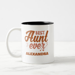 Beste Tante Eve Zweifarbige Tasse