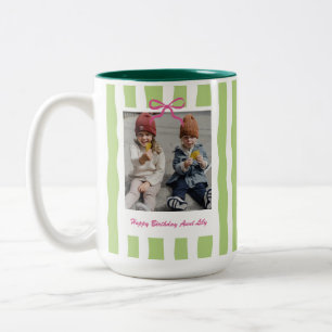 Beste Tante Geburtstagsgeschenk Benutzerdefinierte Zweifarbige Tasse