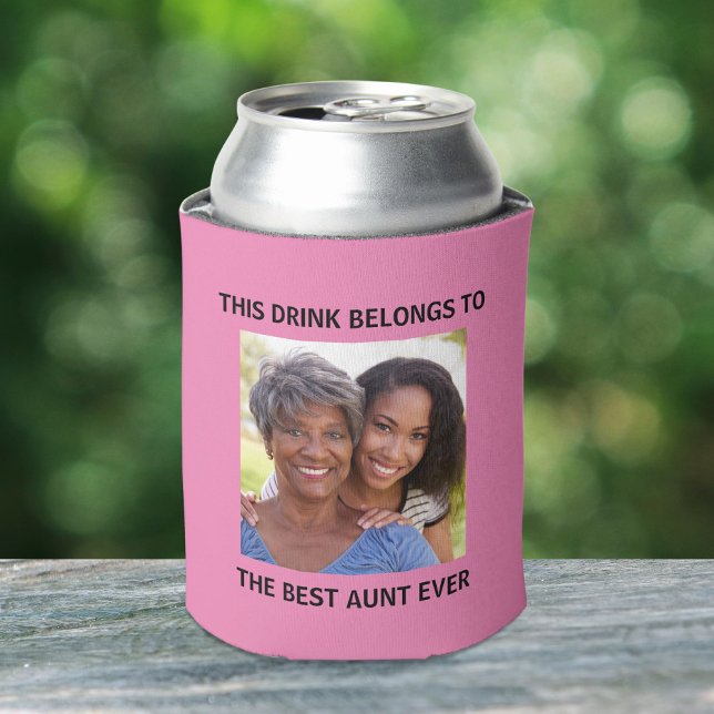 Beste Tante je Foto rosa Dosenkühler (Von Creator hochgeladen)