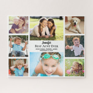 Beste Tante je Fotomaterial Personalisiert Puzzle