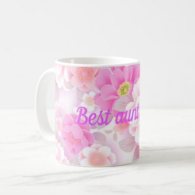 Beste Tante je Kaffeetasse (Vorderseite Links)