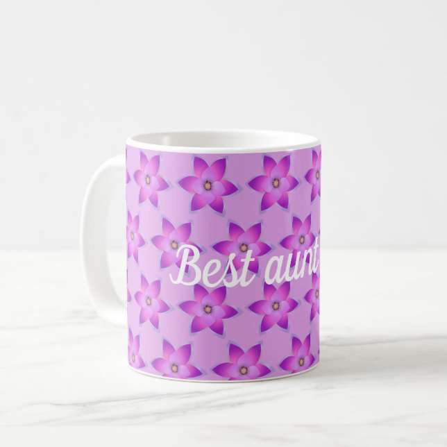 Beste Tante je Kaffeetasse (Vorderseite Links)