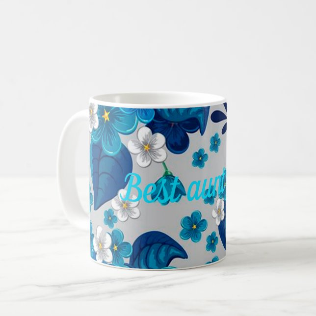 Beste Tante je Kaffeetasse (Vorderseite Links)