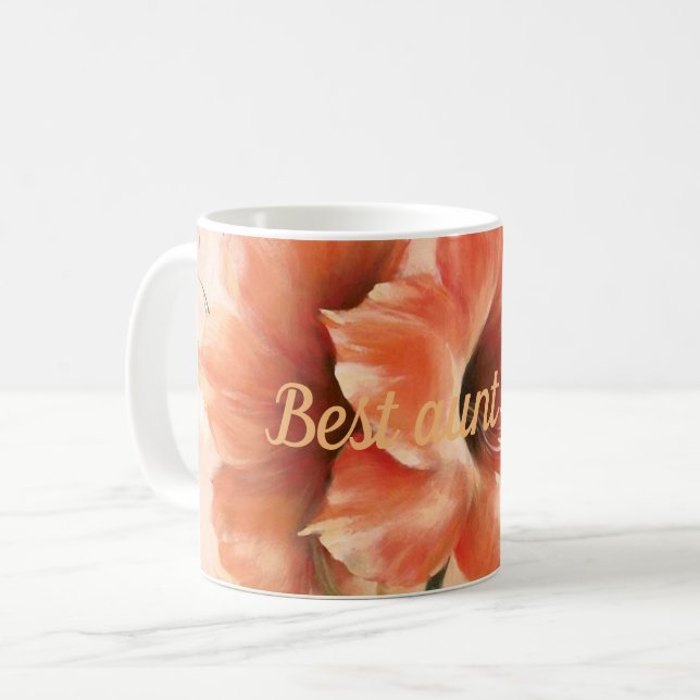 Beste Tante je Kaffeetasse (Vorderseite Links)