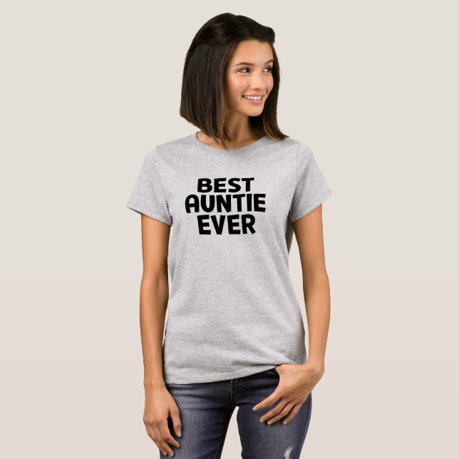 Beste Tante je. T-Shirt (Vorne ganz)