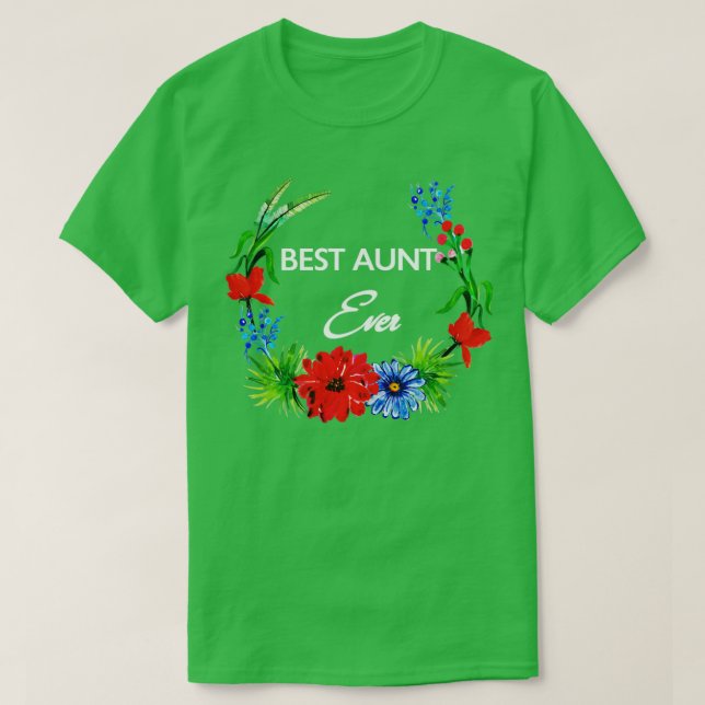Beste Tante je T-Shirt (Design vorne)