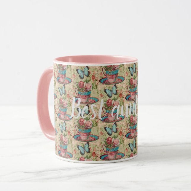 Beste Tante je Tasse (Vorderseite Links)