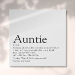 Beste Tante Tante Definition Schwarz und Weiß Spaß Künstlicher Leinwanddruck<br><div class="desc">Personalisieren Sie für Ihre Tante oder Tante ein einzigartiges Geschenk für Geburtstage,  Weihnachten oder jeden Tag,  den Sie gewollt haben,  um zu zeigen,  wie viel sie für Sie bedeutet. Ein perfekter Weg,  ihr zu zeigen,  wie phantastisch sie jeden Tag ist. Entwickelt von Thisisnotme©</div>