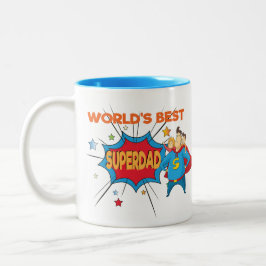 Beste Tasse der Vati der Welt - SuperDad Tasse -