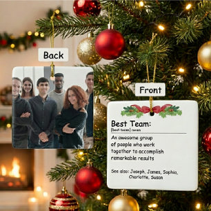 Beste Team-Definition Foto individuell Keramikornament