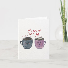 Beste-Tee-Galentine-/Valentinstagskarte Dankeskarte