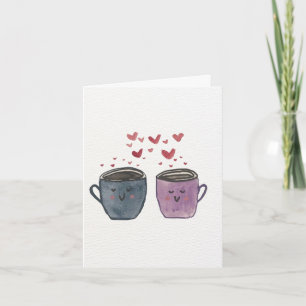 Beste-Tee-Galentine-/Valentinstagskarte Dankeskarte