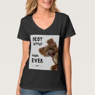 Beste Terrier Mama je T - Shirt