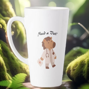 Beste Tierärztin-Mutter der Welt Lustiger niedlich Milchtasse