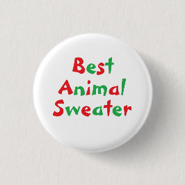 "Beste Tierstrickjacke-" Preis-Knopf Button