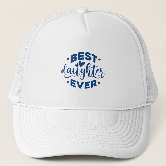 Beste Tochter je Truckerkappe (Vorderseite)