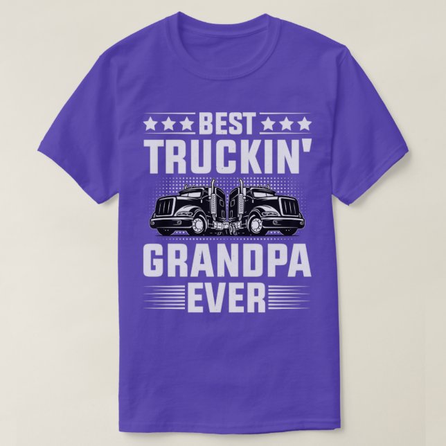 Beste Trucker Opa je T-Shirt (Design vorne)