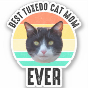 Beste Tuxedo Cat Mama je Aufkleber