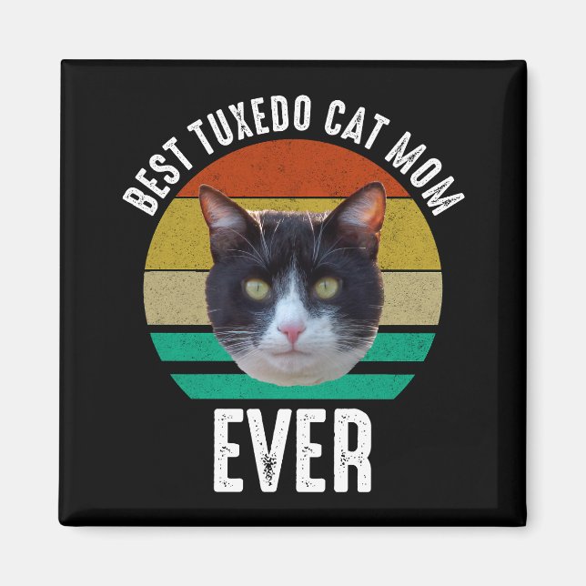 Beste Tuxedo Cat Mama je Magnet (Vorne)