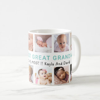 Beste Ur-Oma der Welt Enkelkinder 12 Foto Kaffeetasse