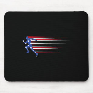 Beste USA Amerikanische Flagge Leichtathletik-Gesc Mousepad