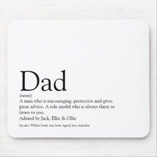 Beste Vater aller Zeiten Dad Daddy Vater Definitio Mousepad