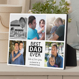 Beste Vater-Collage-Fotos für die ganze Familie Fotoplatte