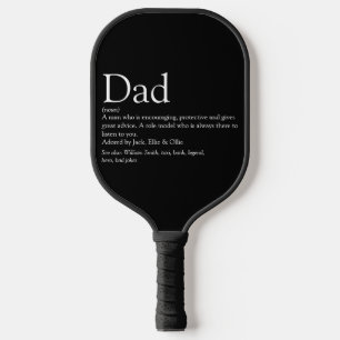 Beste Vater Definition Aller Zeiten Daddy Vater Pickleball Schläger