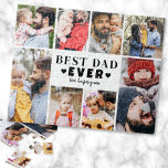 Beste Vater-FotoCollage Puzzle<br><div class="desc">Personalisiertes "Best Vater Ever" Jigsaw Puzzle mit Foto Collage. Dieses witzige und stilvolle Puzzle ist ein perfekter Weg, um hochgeschätzte Erinnerungen zu präsentieren. Das Design bietet Platz für acht Fotos, die in einem Rahmen um den Rand angeordnet sind, während der Fokus auf den sinnvollen Text in der Mitte behalten wird....</div>