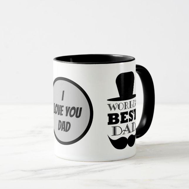 Beste Vater-Liebe der Welt Sie Tasse (VorderseiteRechts)