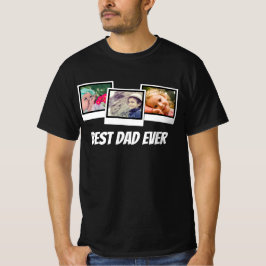 Beste Vater-Montage-Snapshot-Frames für 3-Foto T-Shirt