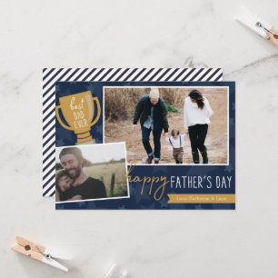 Beste Vater-Preis-Foto-Gruß-Karte Karte