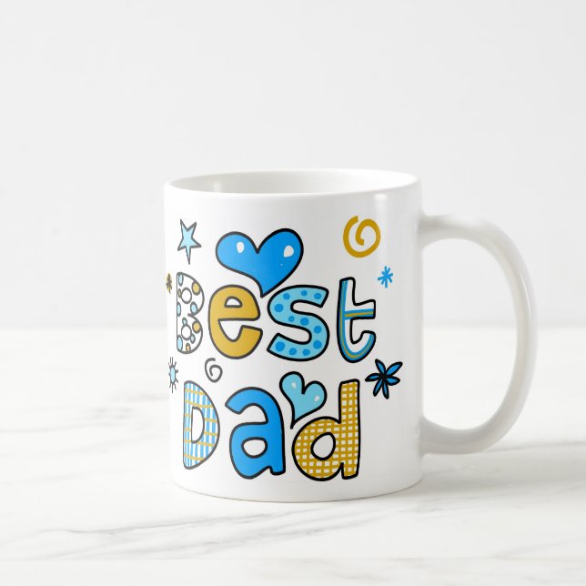 Beste Vater-Tasse Kaffeetasse (Rechts)