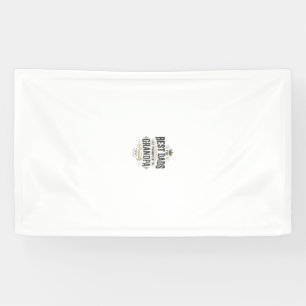 Beste Väter zum Opa befördert Vintage-Shirt-Design Banner