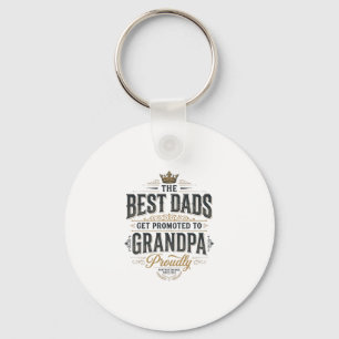Beste Väter zum Opa befördert Vintage-Shirt-Design Schlüsselanhänger