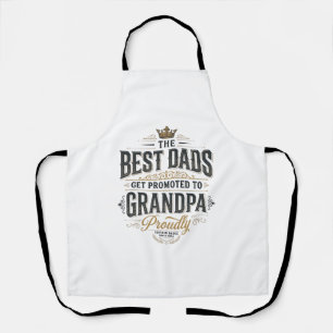 Beste Väter zum Opa befördert Vintage-Shirt-Design Schürze