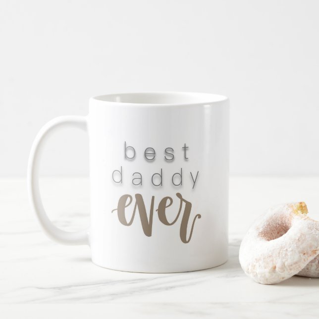 Beste Vati-überhaupt Kaffee-Tasse Tasse (Mit Donut)