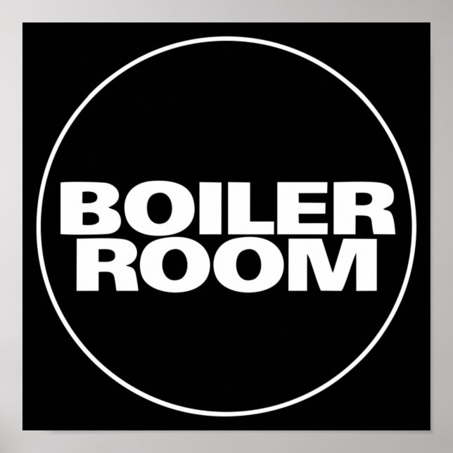 Beste verkaufte Boiler Room-Ware Poster (Vorne)