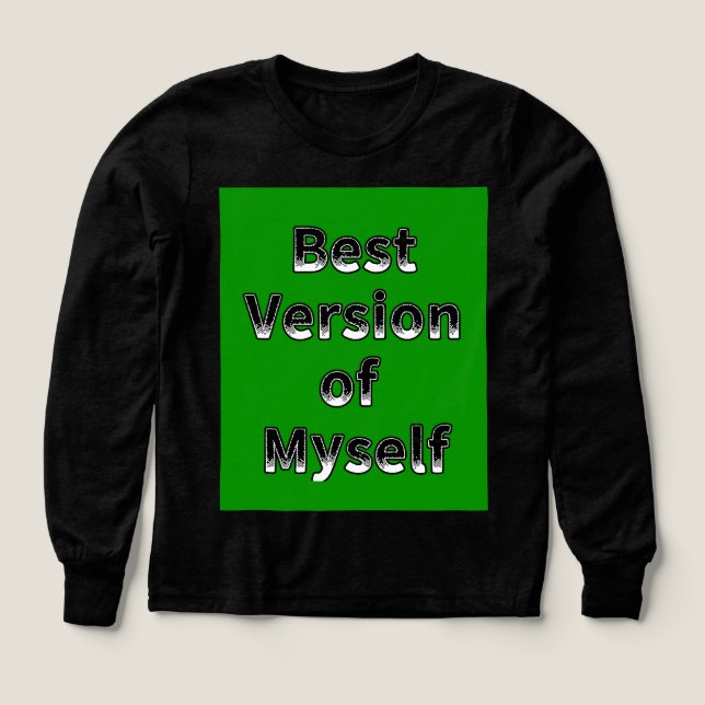 Beste Version von mir motivierend Zitat-Design (Design Vorderseite)