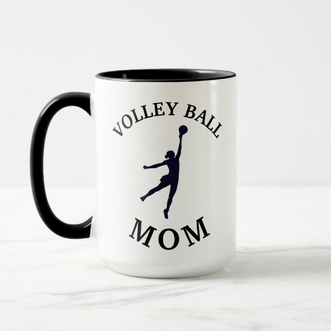 Beste "VOLLEY BALL MAMA" jemals! Muttertag Tasse (Links)